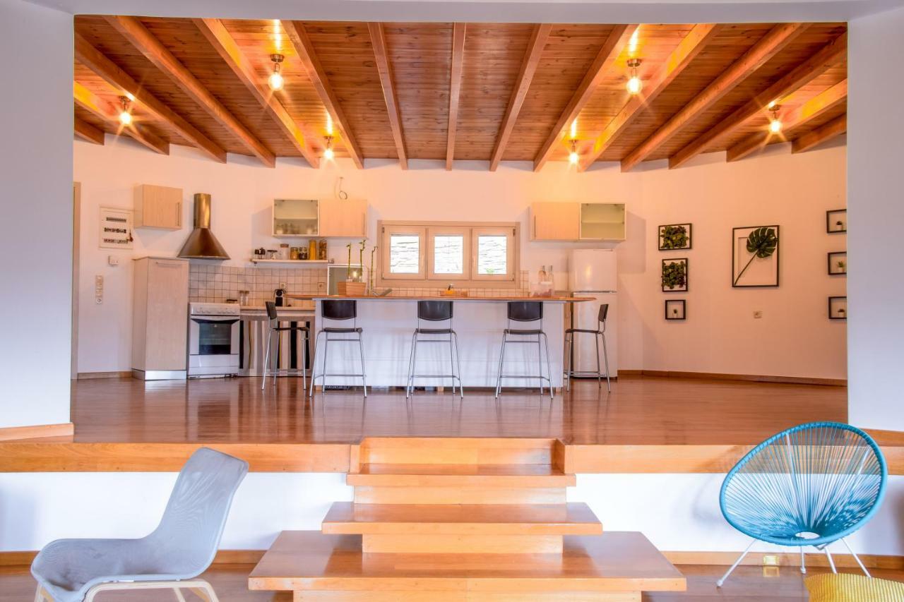Anastasis Luxury Villa Andros With Heated Pool Sineti Buitenkant foto
