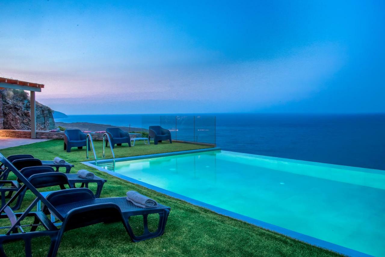 Anastasis Luxury Villa Andros With Heated Pool Sineti Buitenkant foto