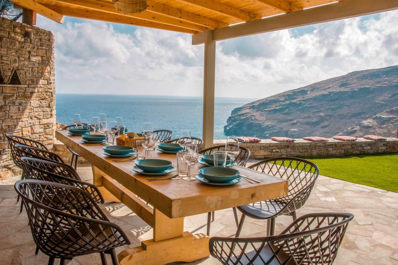 Anastasis Luxury Villa Andros With Heated Pool Sineti Buitenkant foto