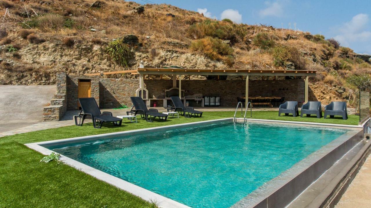 Anastasis Luxury Villa Andros With Heated Pool Sineti Buitenkant foto